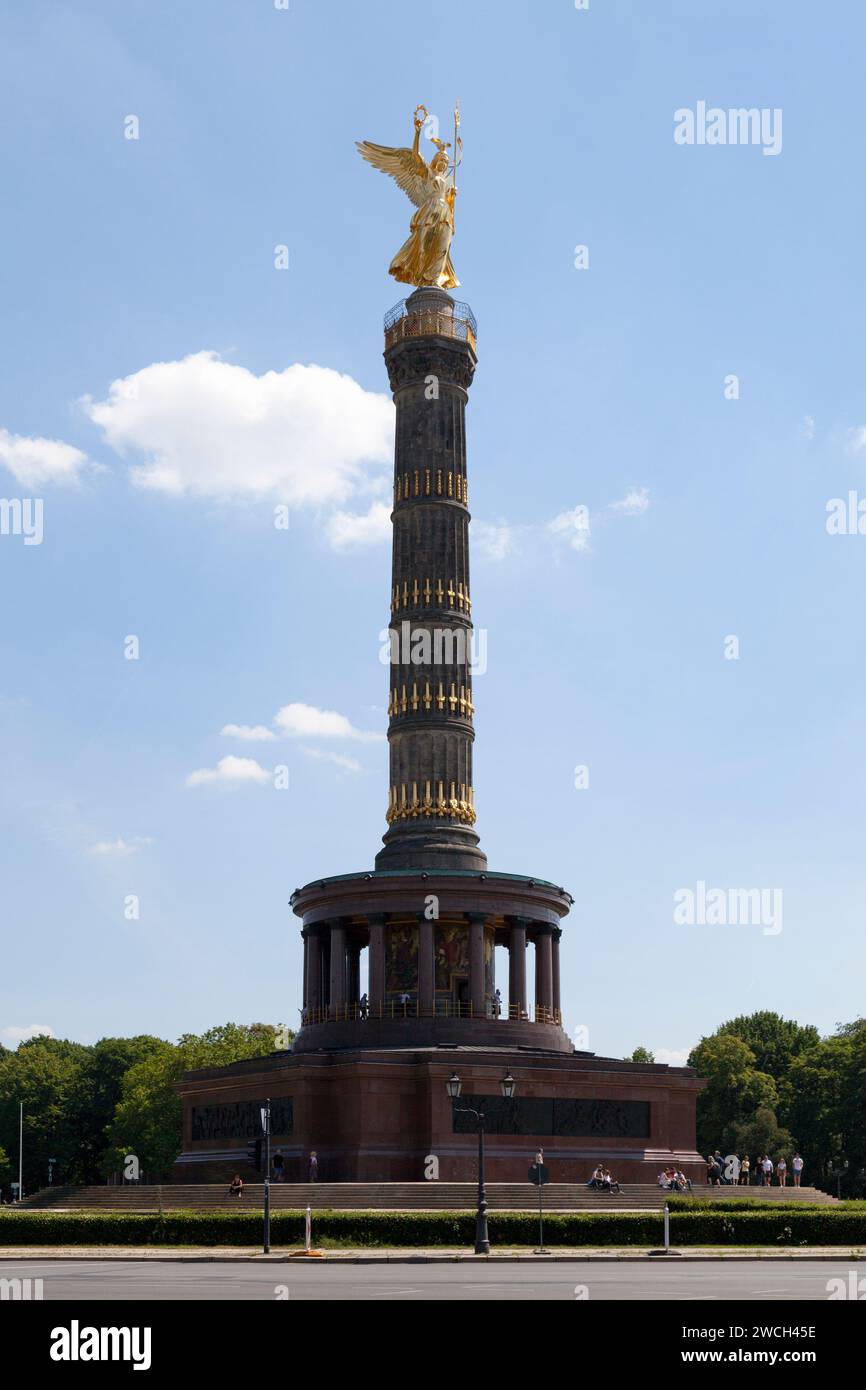 Berlin, Allemagne - juin 02 2019 : la colonne de la victoire (allemand : Siegessäule) est un monument conçu par Heinrich Strack après 1864 pour commémorer la Pruss Banque D'Images
