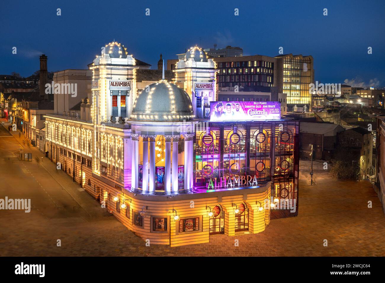 L'Alhambra, Théâtre Bradford Banque D'Images