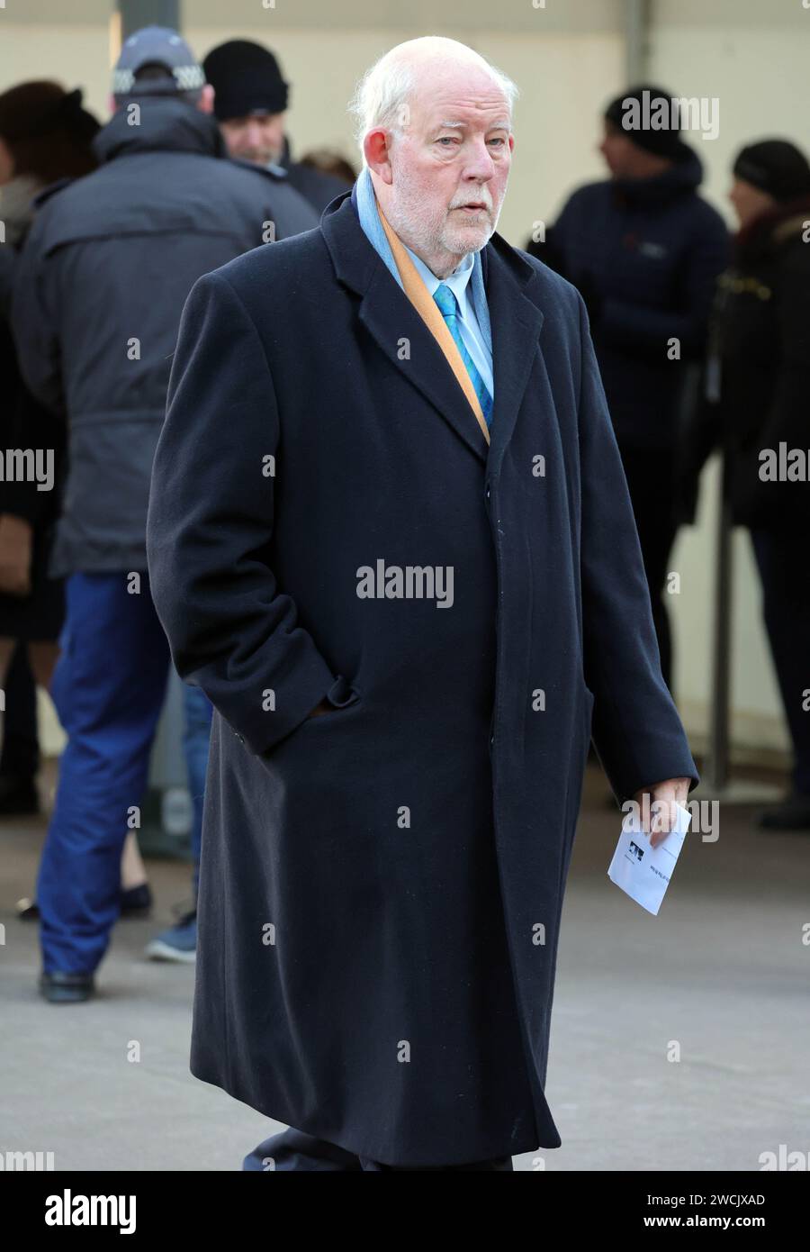 Londres, Royaume-Uni. 16 janvier 2024. Image © Licence à Parsons Media. 16/01/2024. Londres, Royaume-Uni. Service de Thanksgiving pour Betty Boothroyd.l'ancien secrétaire travailliste Charles Clarke assiste à un service de Thanksgiving pour la vie et le travail de la RT Hon la Baronne Boothroyd a lieu à St Margaret's Church Westminster Abbey, Londres. Photo de crédit : andrew parsons/Alamy Live News Banque D'Images