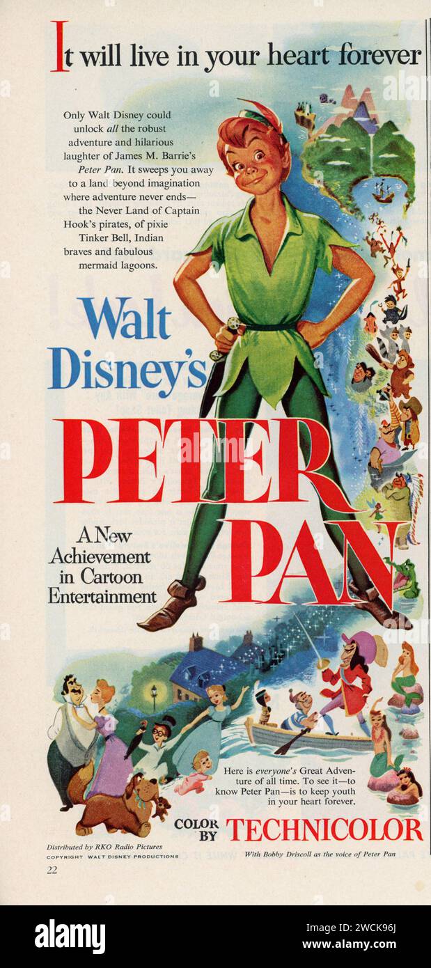 Vintage 'Good Housekeeping' Magazine annonce du numéro de février 1953, États-Unis Banque D'Images