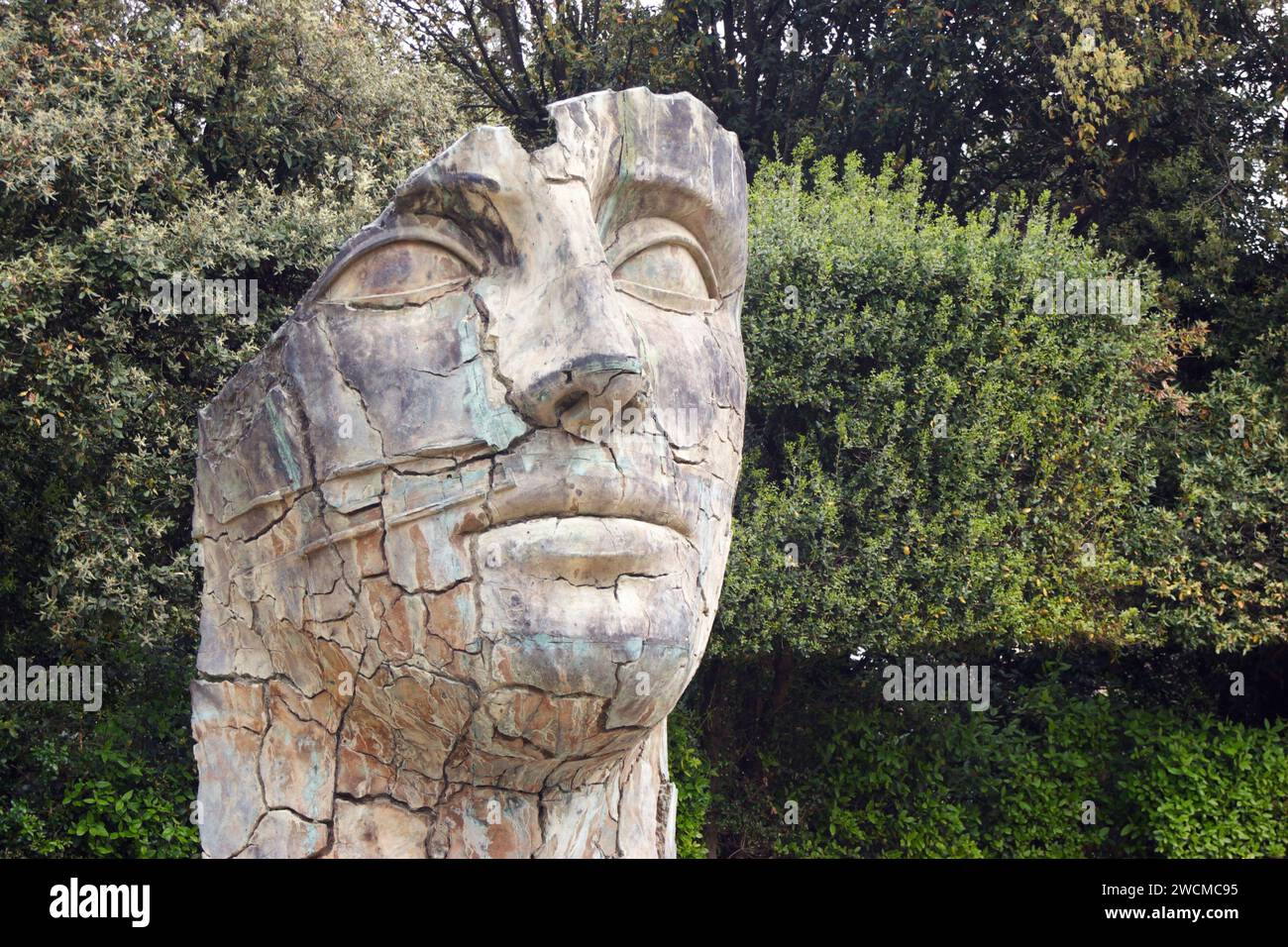 Détails dans Boboli Gardens, Florence, Italie Banque D'Images