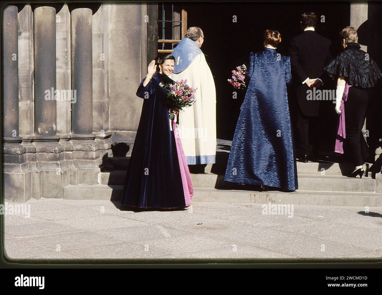 DATE D'ENREGISTREMENT NON INDIQUÉE Lund/Suède /non datée et images de dossier H.H.la QueenMargrethe et le Prince Hneerik du Danemark visitent le Suédois H. M. le Roi Gustav et H. M. Qeuen Silvia de Dwden dans la ville méridionale de Lund et l'église danoise royale et suédoise viistée à Lund Suède. Photo..Francis Dean/Deanpictures Banque D'Images