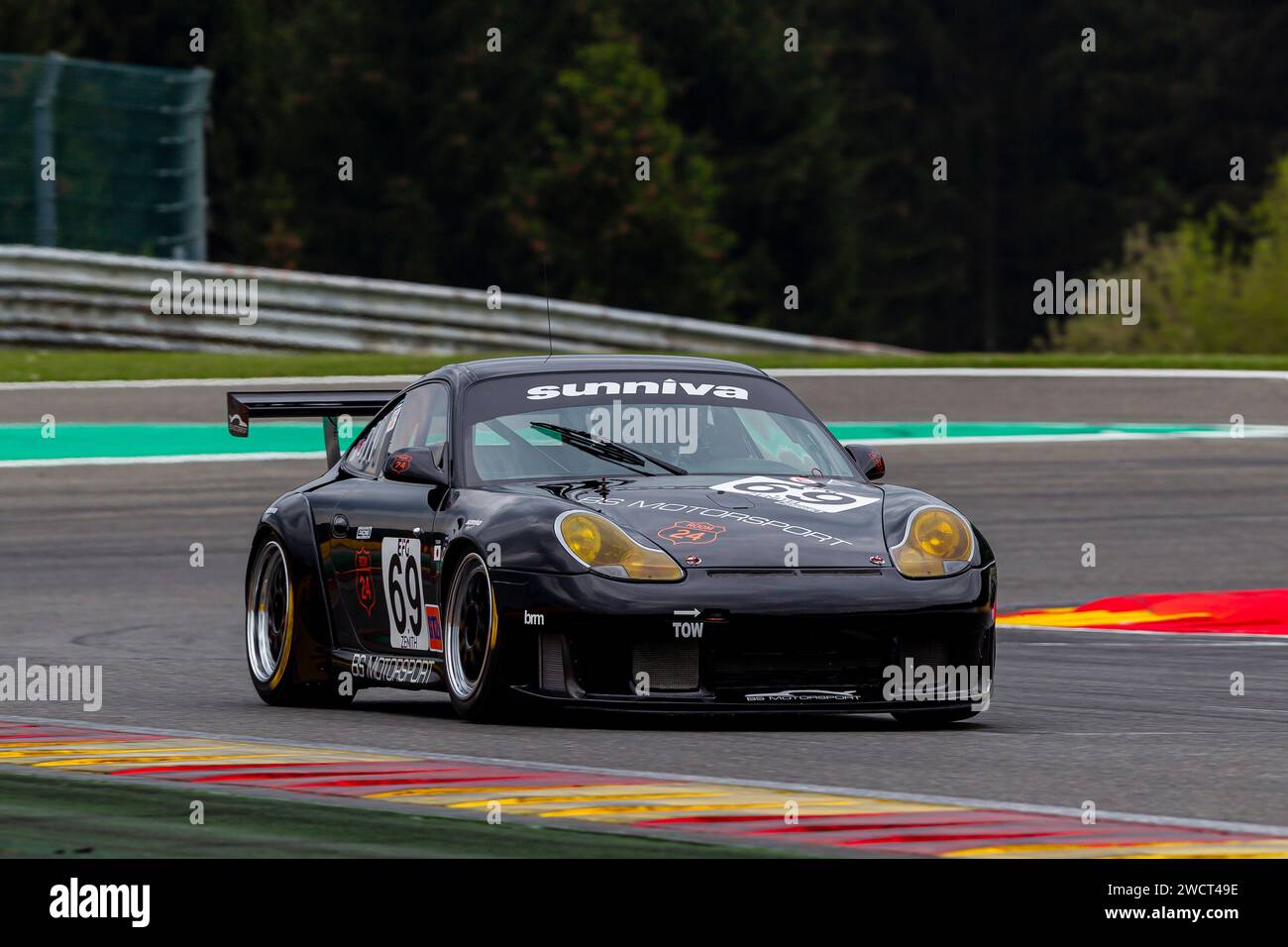 #69 PAUL PHILLIPS (GBR) - PORSCHE 996 GT3 RS (2001), LÉGENDE DE LA COURSE D'ENDURANCE LORS DU SPA CLASSIC 2019, CIRCUIT DE SPA-FRANCORCHAMPS, FRANCORCHAMP Banque D'Images