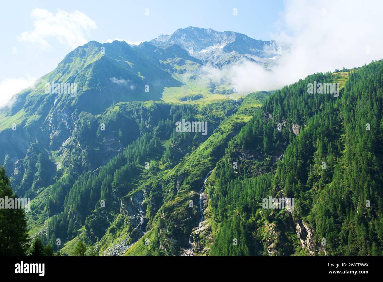 Détail des Alpes dans la vallée de Habachtal, Autriche Banque D'Images