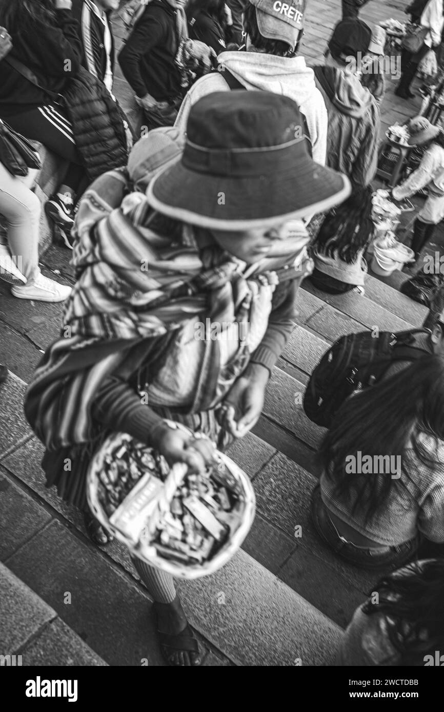 Centre-ville historique, la Paz, Bolivie, 2024 Banque D'Images