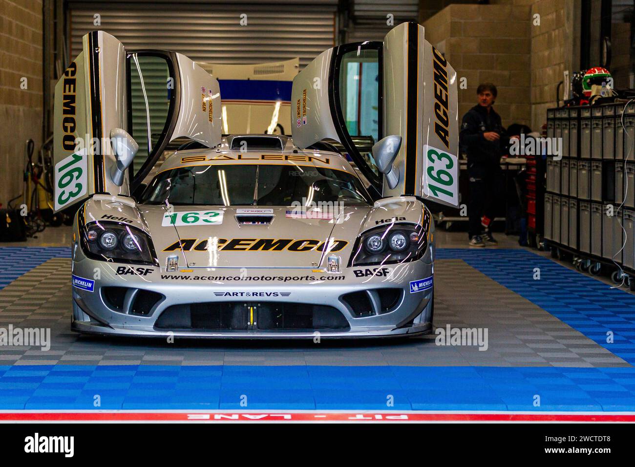 #163 FLORENT MOULIN (FRA) - SALEEN S7-R (2004), LÉGENDES DE LA COURSE D'ENDURANCE LORS DE LA CLASSIQUE SPA 2019, CIRCUIT DE SPA-FRANCORCHAMPS, FRANCORCHAMPS (BE Banque D'Images