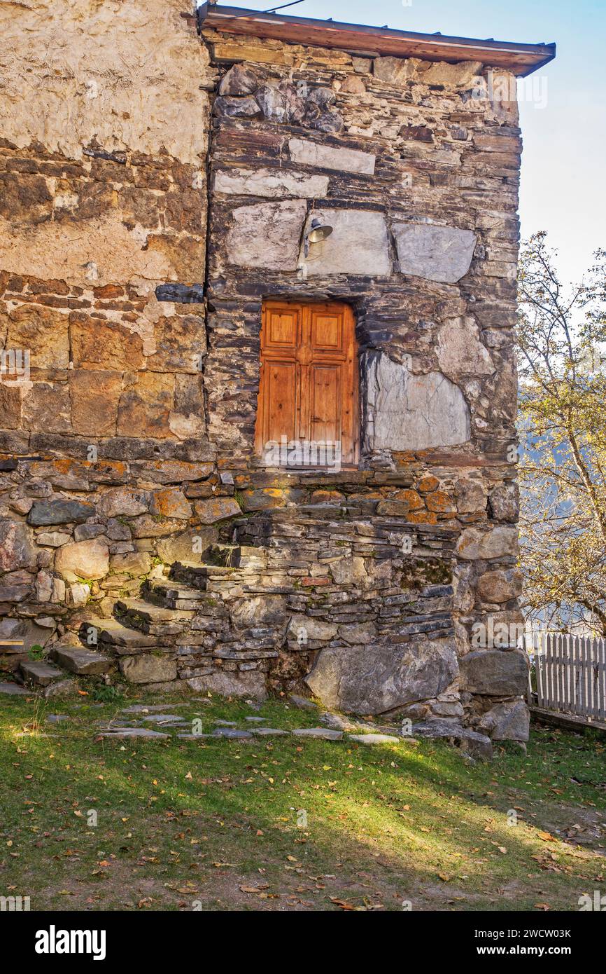 Église de Lamaria à Mestia. Samegrelo-Zemo. Svaneti. Géorgie Banque D'Images