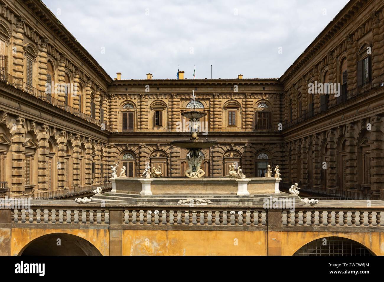 Palazzo Pitti, Florence, Italie Banque D'Images