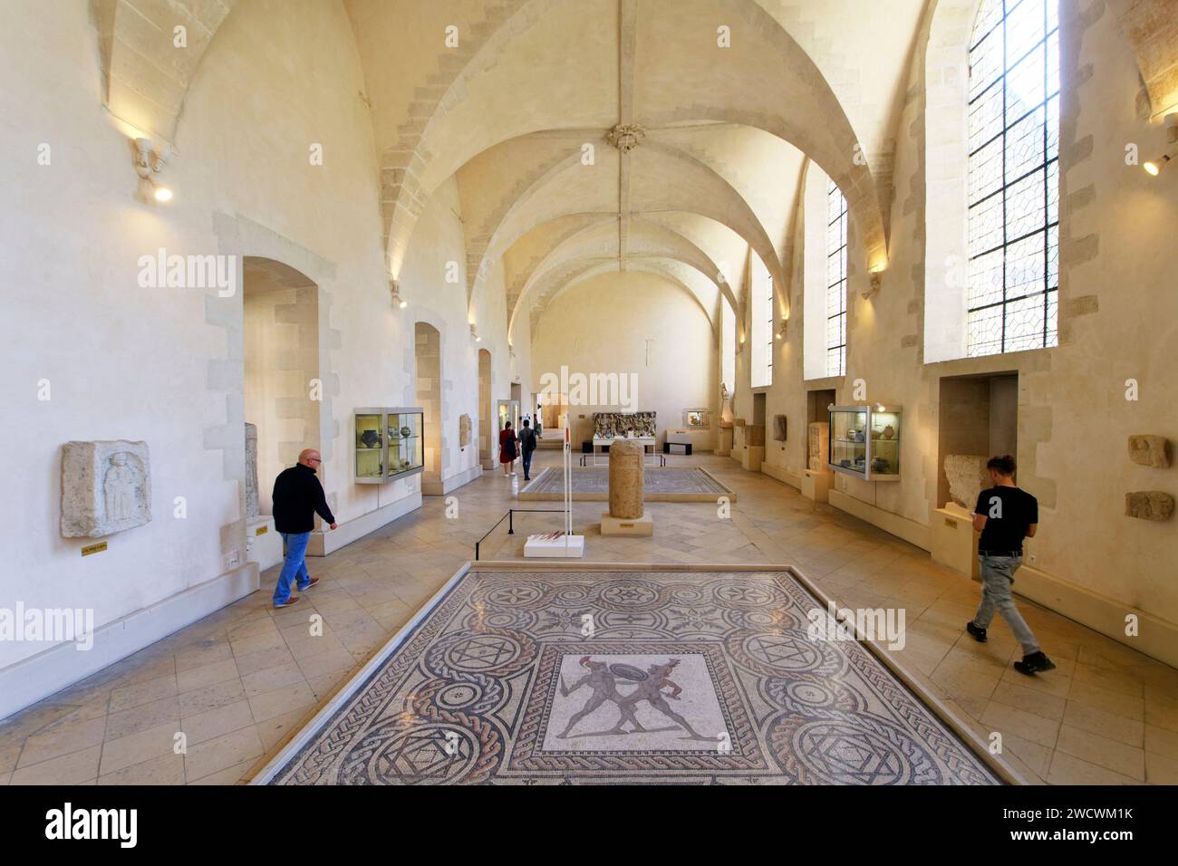 France, Marne, Reims, Musée Saint Remi dans l'ancienne abbaye royale de Saint Remi, classée au patrimoine mondial de l'UNESCO Banque D'Images