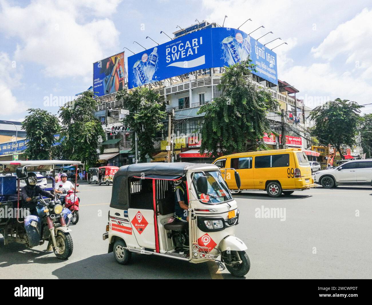 Cambodge, Phnom Penh, vie quotidienne Banque D'Images