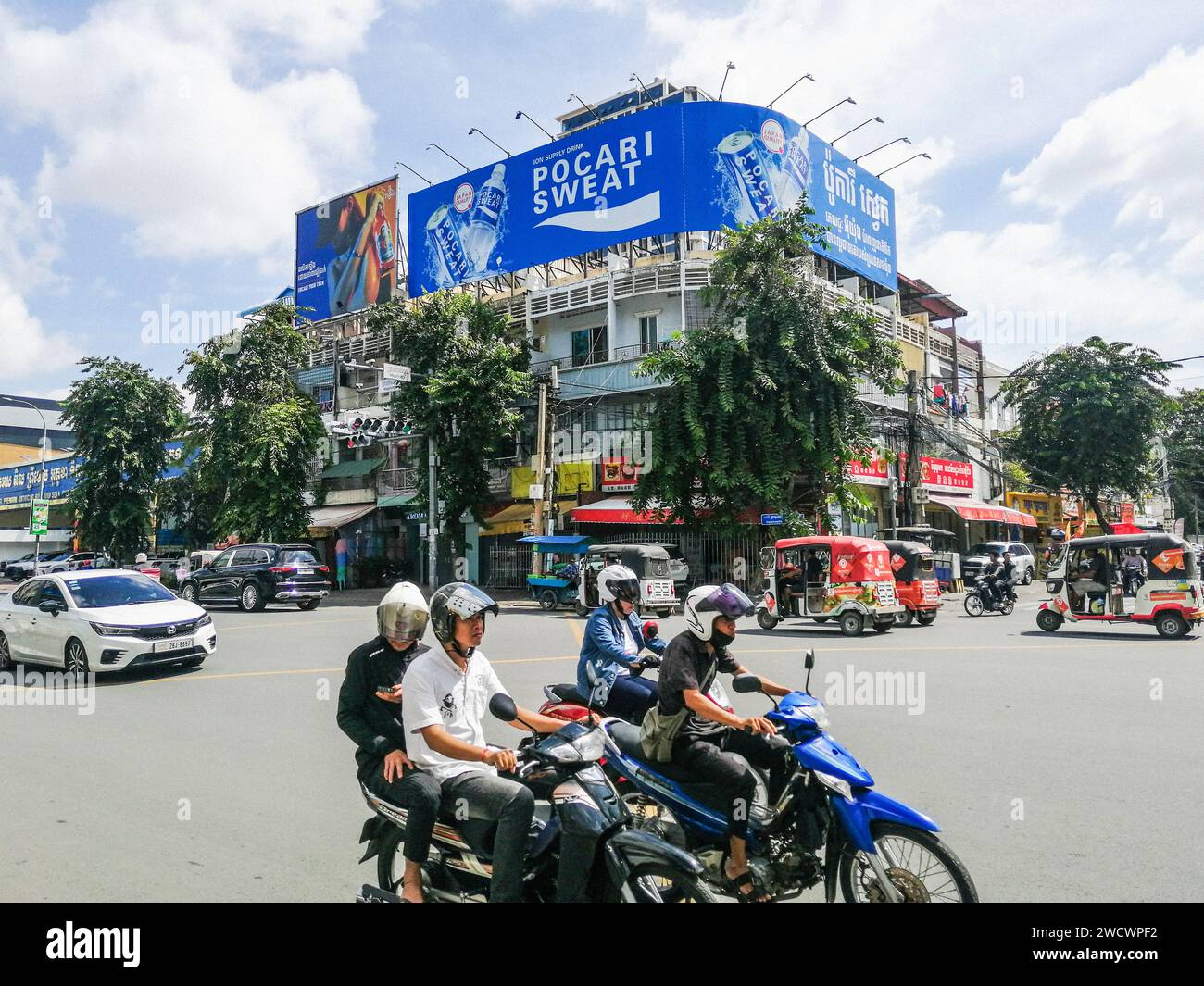 Cambodge, Phnom Penh, vie quotidienne Banque D'Images