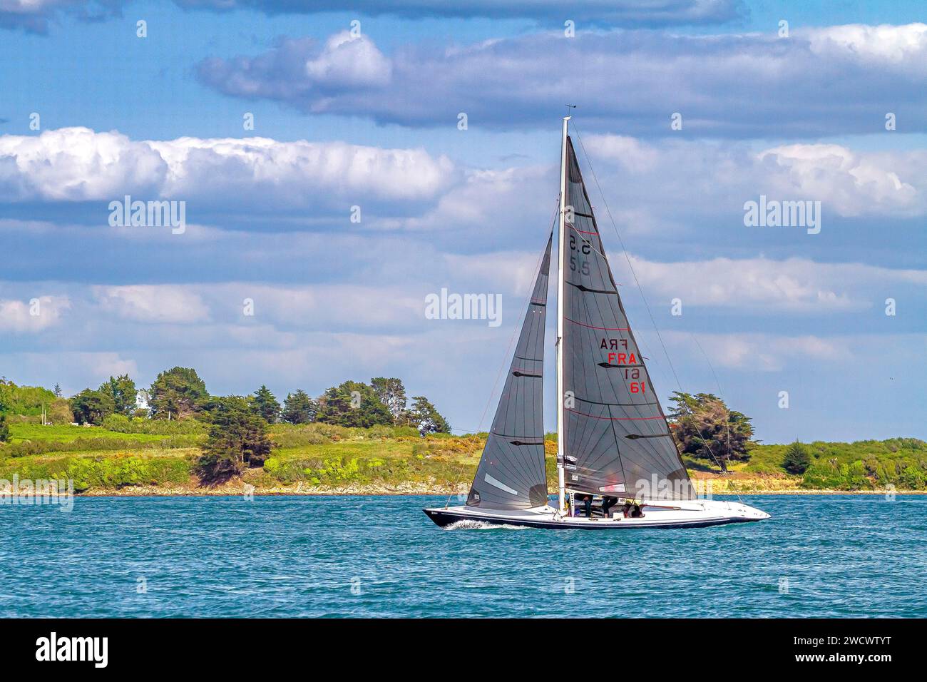 France, Morbihan, Golfe du Morbihan, Arzon, ambiance, Gulf week édition 2023 Banque D'Images