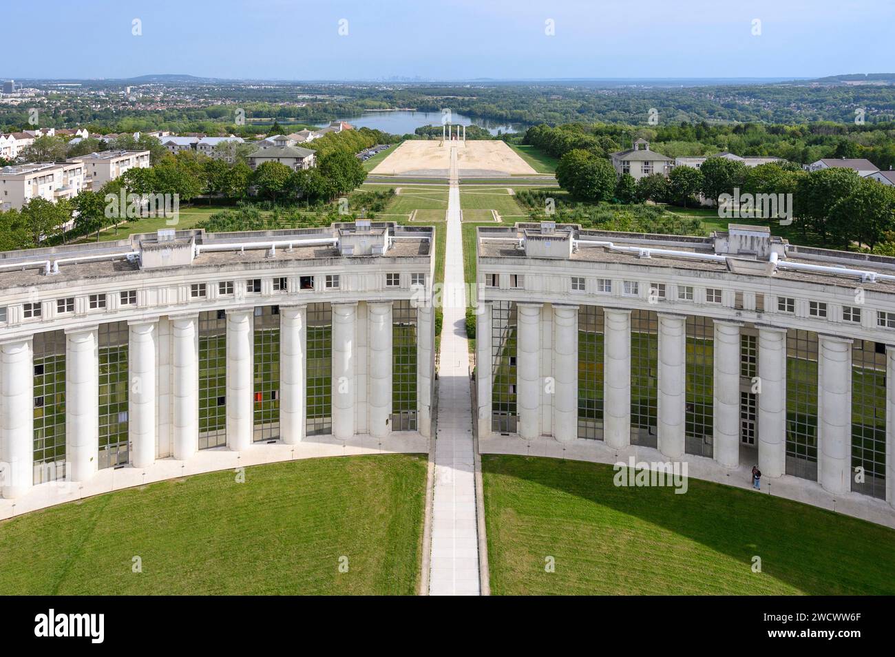France, Val d'Oise, ville de Cergy, Banque D'Images