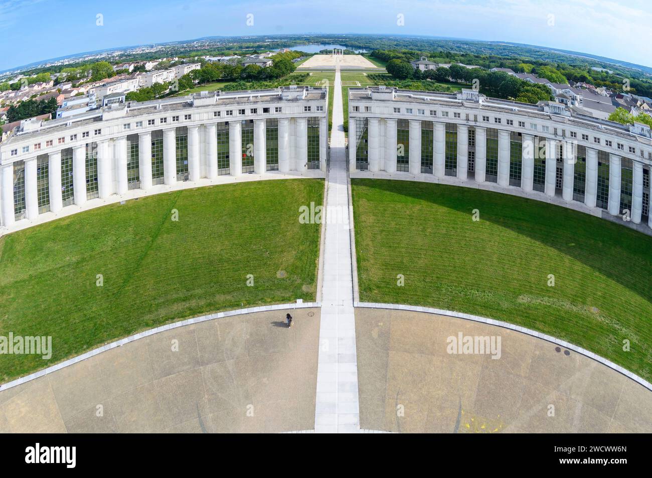 France, Val d'Oise, ville de Cergy, Banque D'Images