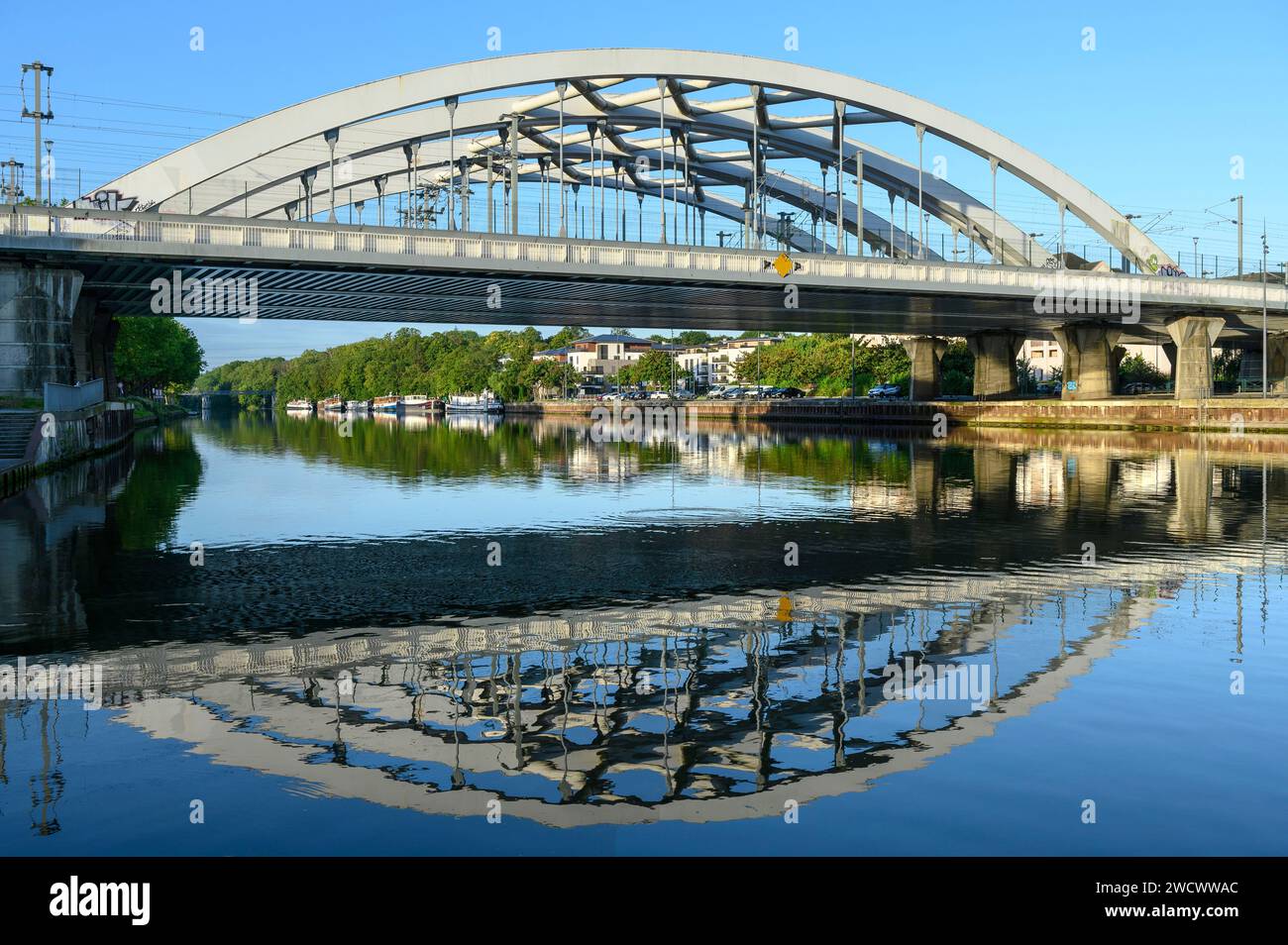 France, Val d'Oise, Pontoise, vieille ville de Saint-Ouenn l'Aumone Banque D'Images