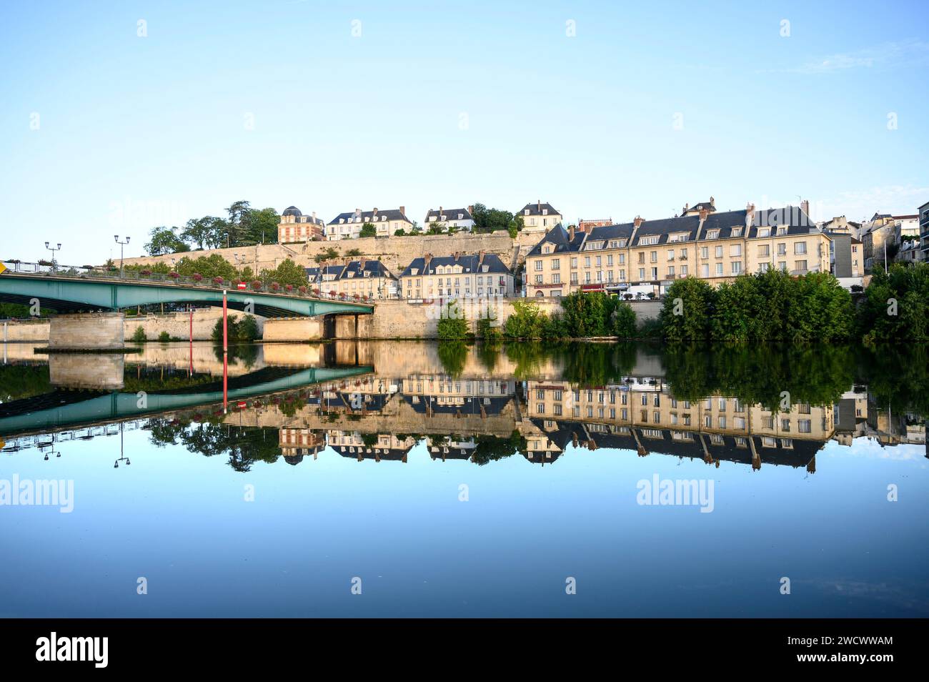 France, Val d'Oise, Pontoise, vieille ville de Saint-Ouenn l'Aumone Banque D'Images