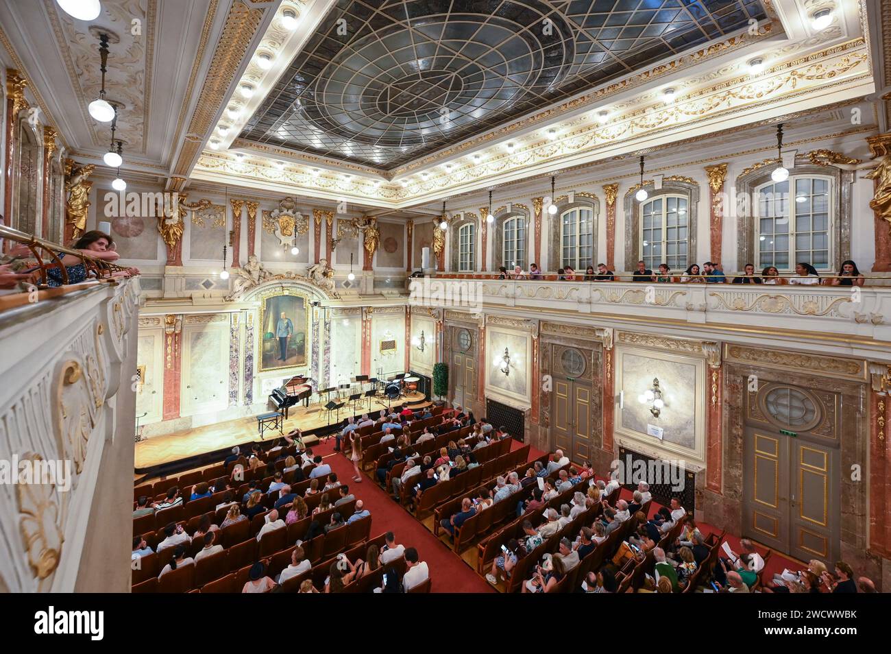 Autriche, Basse-Autriche, Vienne, la salle de concert classique de la Maison de l'Industrie Banque D'Images