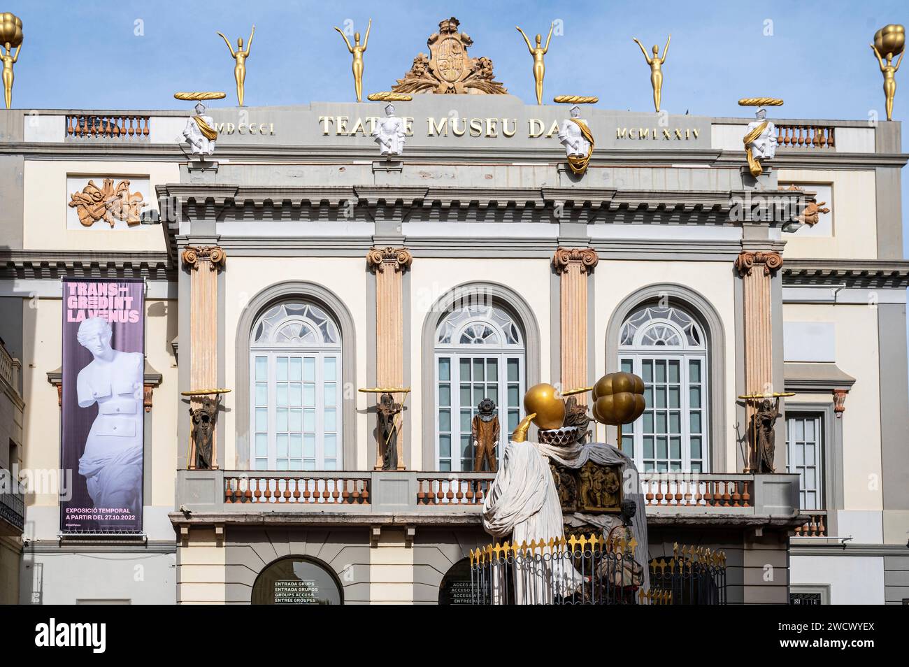 Espagne, Catalogne, Figueras, le Théâtre-Musée Dali dédié à l'artiste né à Figueras Salvador Dali Banque D'Images