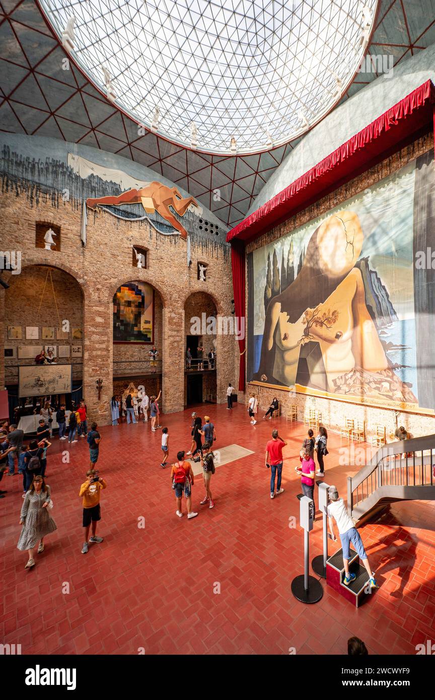 Espagne, Catalogne, Figueras, le Théâtre-Musée Dali dédié à l'artiste né à Figueras Salvador Dali Banque D'Images