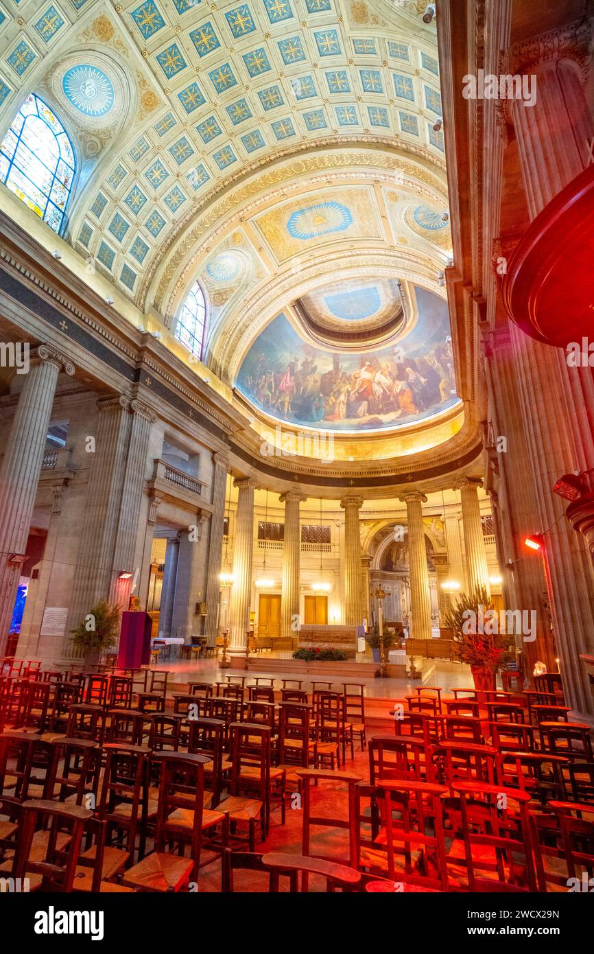 France, Paris, église Saint Philippe du roule Banque D'Images