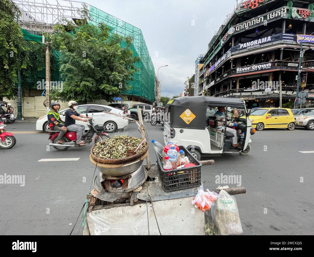 Cambodge, Phnom Penh, vie quotidienne Banque D'Images