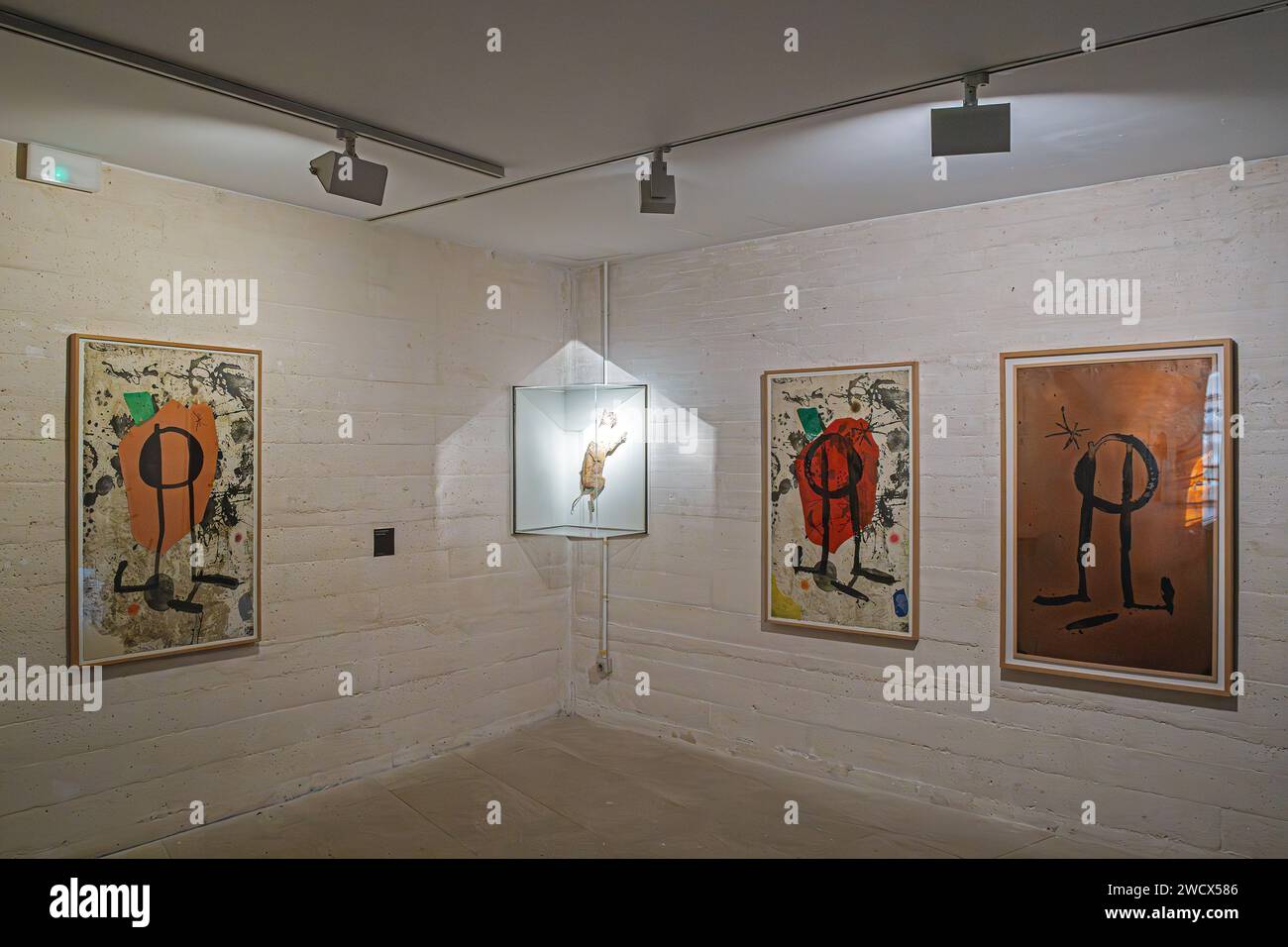 PALMA DE MAJORQUE, ESPAGNE - 22 SEPTEMBRE 2023 : intérieur de la Fundació Miró Mallorca (Fondation Miró Mallorca) Banque D'Images