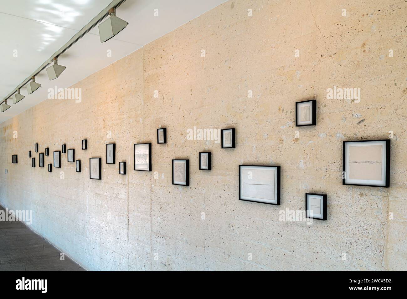 PALMA DE MAJORQUE, ESPAGNE - 22 SEPTEMBRE 2023 : intérieur de la Fundació Miró Mallorca (Fondation Miró Mallorca) Banque D'Images