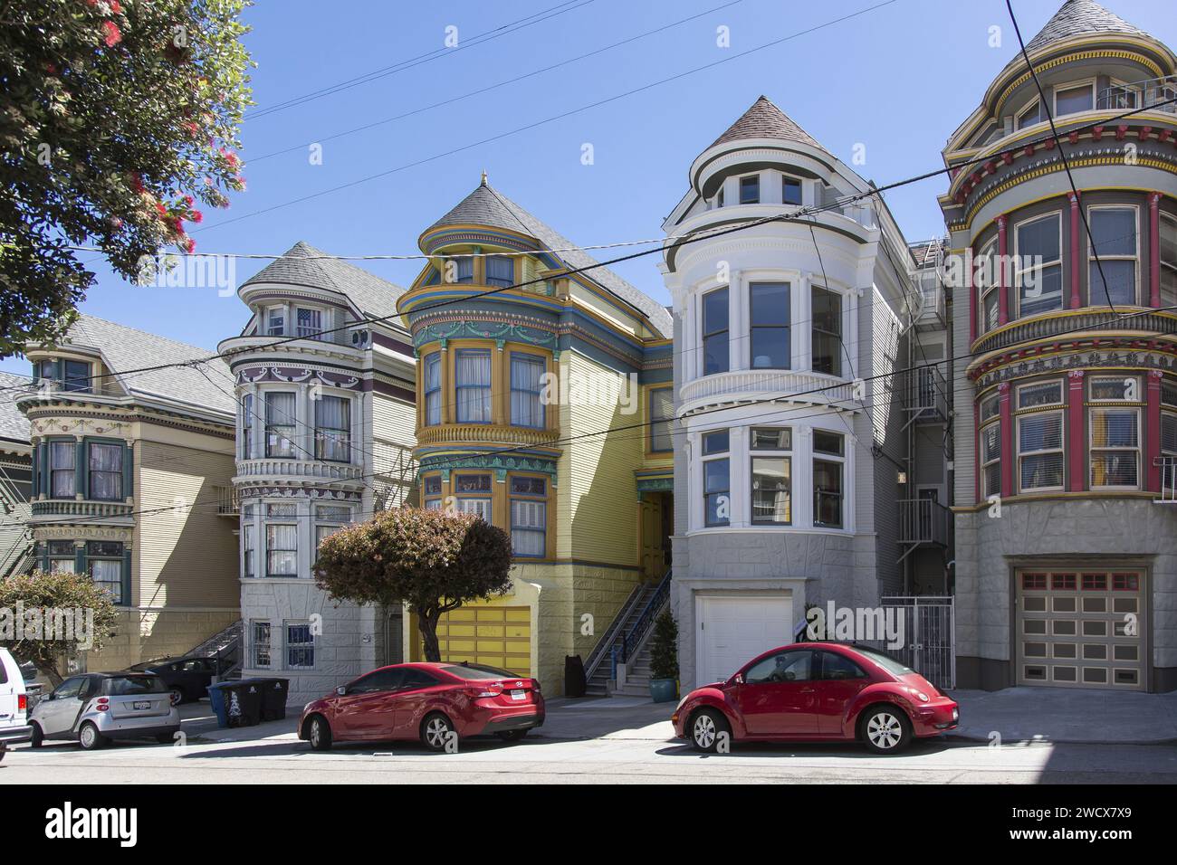 États-Unis, Californie, San Francisco, Haight Ashbury district Banque D'Images