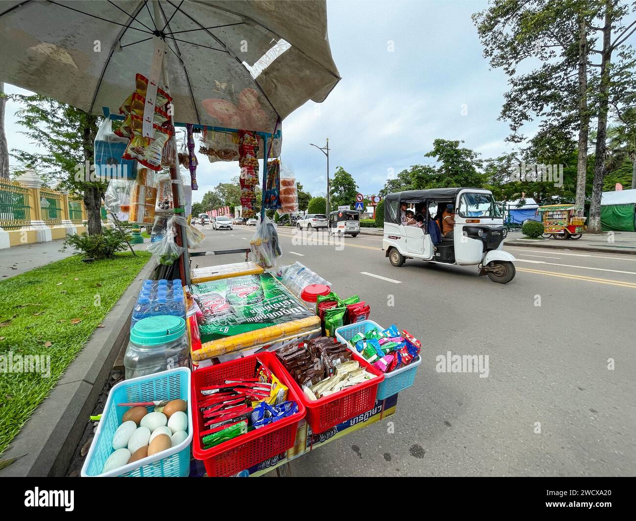 Cambodge, Siem Reap, vie quotidienne Banque D'Images