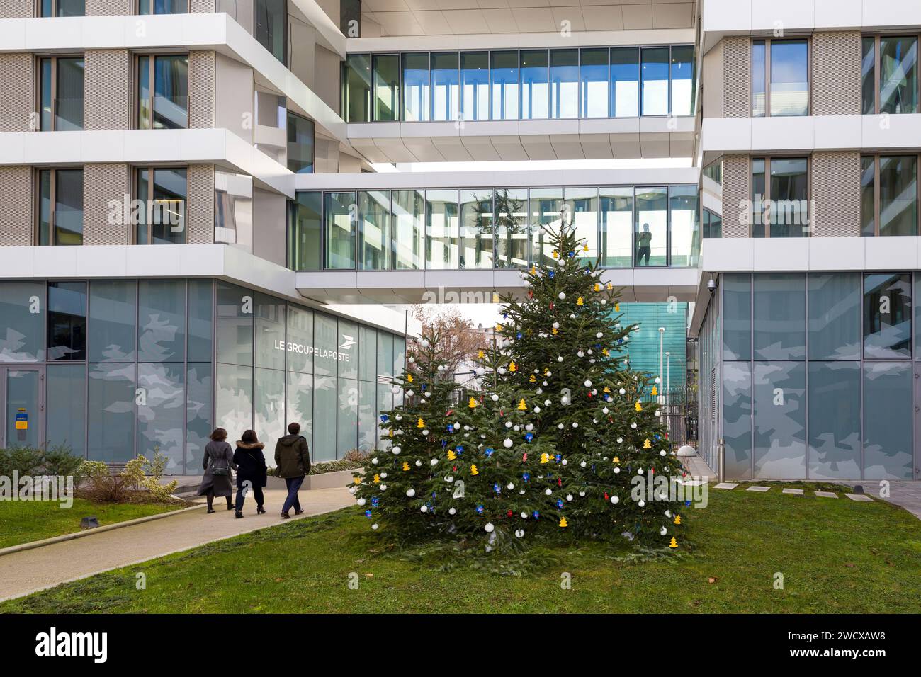 France, hauts-de-Seine, Issy-les Moulineaux, Lemnys, siège de la poste Banque D'Images