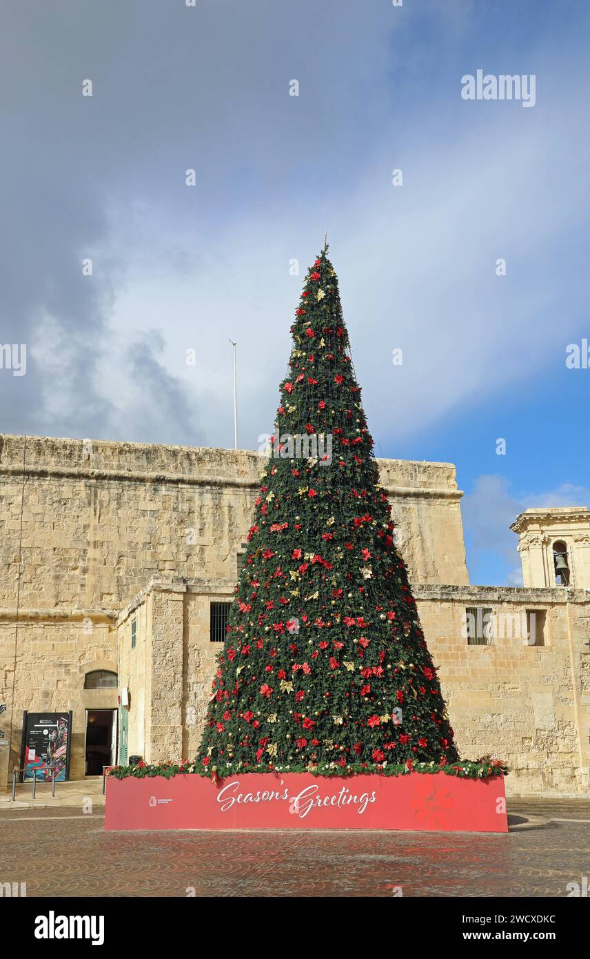 Noël à la Valette Banque D'Images