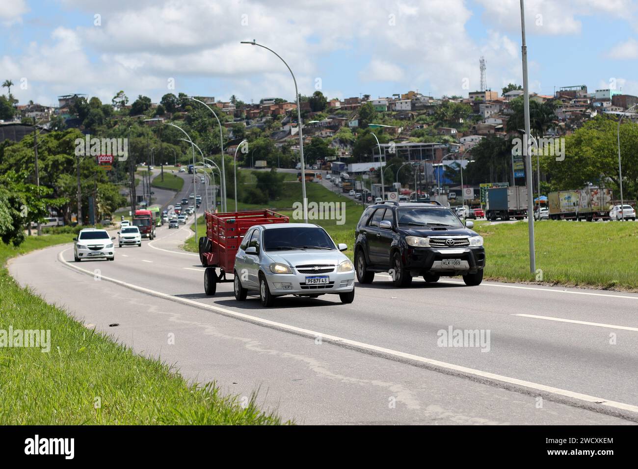 PE - RECIFE - 01/17/2024 - RECIFE, CIRCULATION - trafic sur BR 101 dans la zone Nord de Recife (PE), ce mercredi (17). Photo : Marlon Costa/AGIF (photo Marlon Costa/AGIF/Sipa USA) Banque D'Images