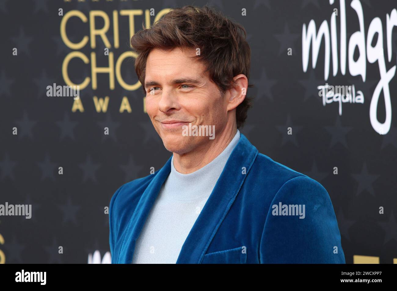 James Marsden BEI der Verleihung der 29. Critics Choice Awards im Barker Hangar. Santa Monica, 14.01.2024 Banque D'Images