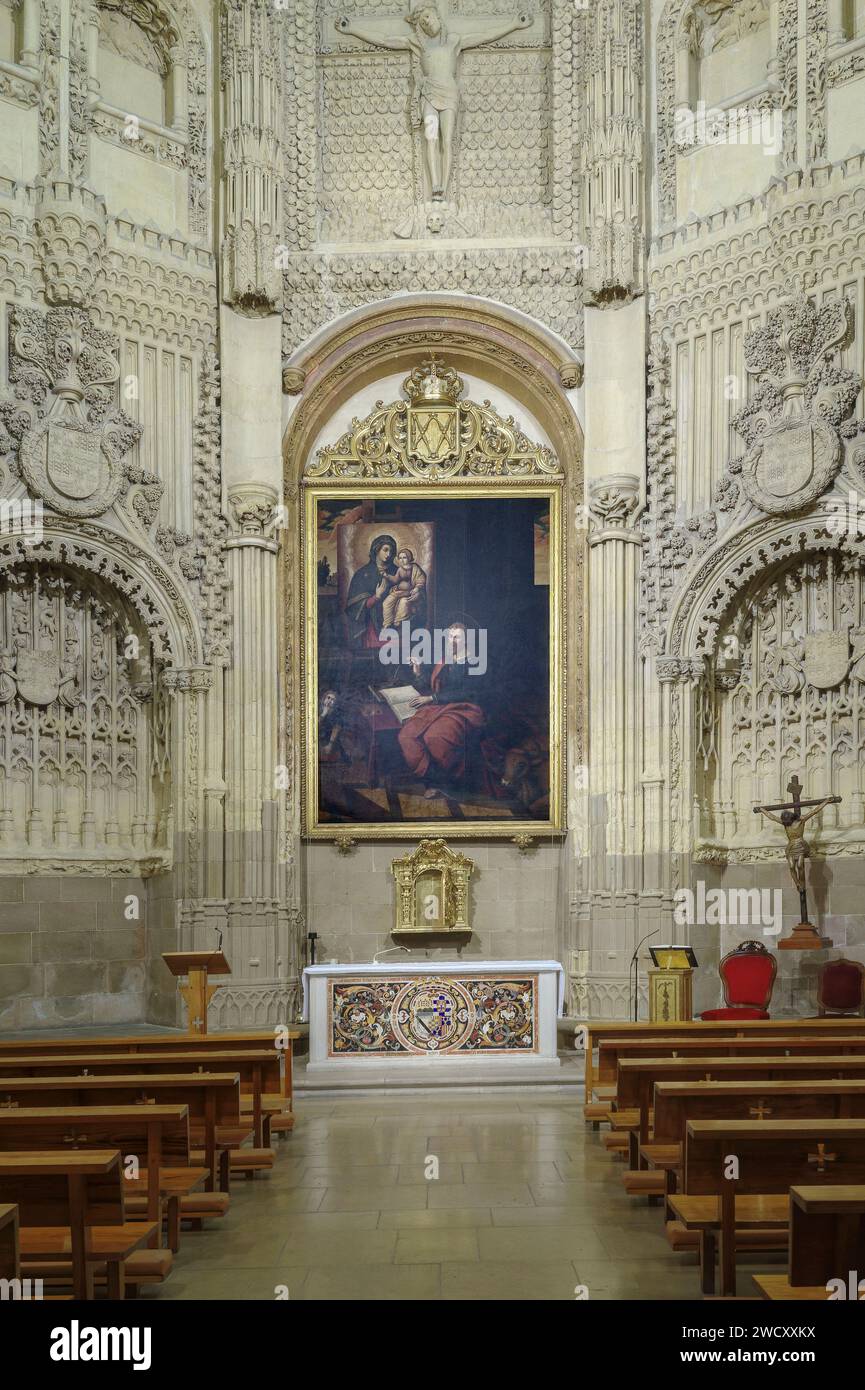 Intérieur de la chapelle Velez dans la cathédrale Sainte-Église de Santa María, ville de Murcie, temple principal et siège du diocèse de Carthagène. Banque D'Images