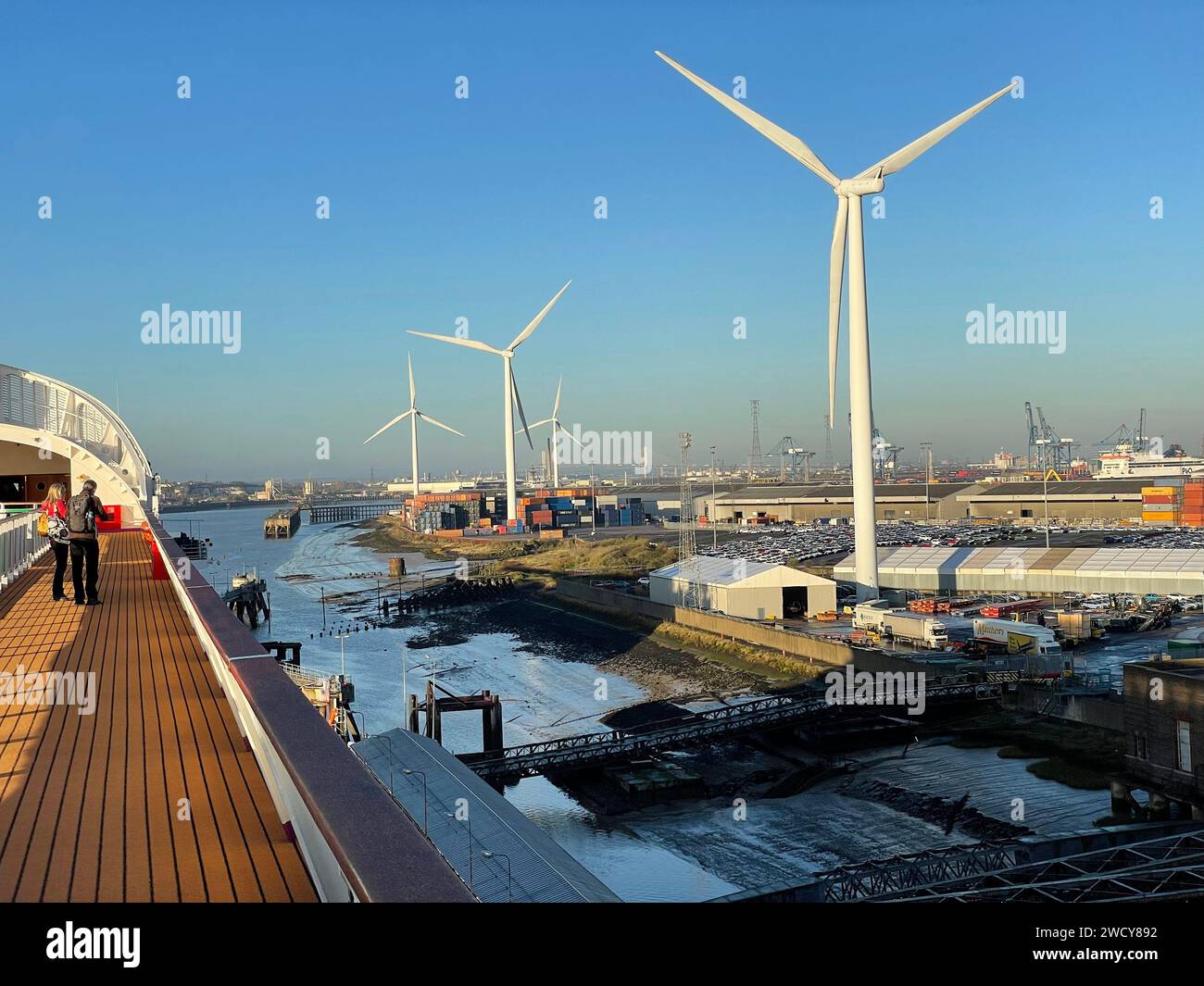 TILBURY, Essex Dockside. Photo : Tony Gale Banque D'Images