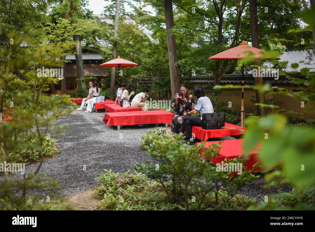 Kinkaku-ji, officiellement appelé Rokuon-ji, est un temple bouddhiste Zen à Kyoto, au Japon Banque D'Images