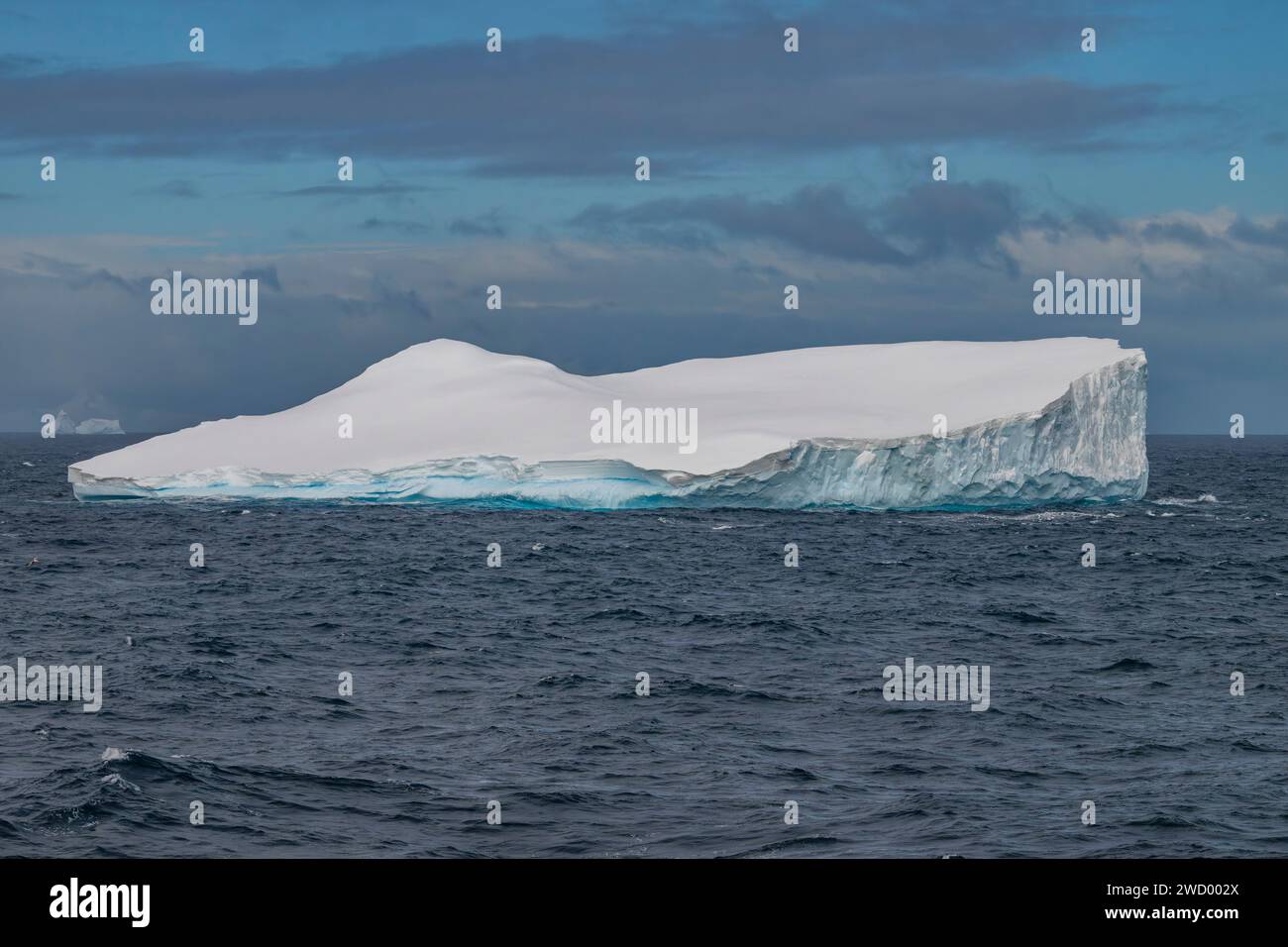 Toile Imprimée Icebergs Océan Austral Antarctique – Affiche Murale Paysage