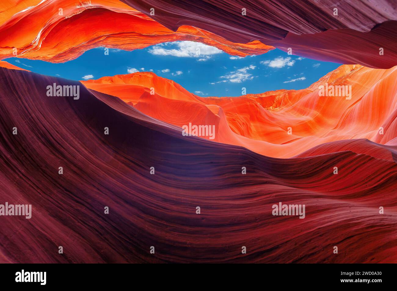 Le Magic Antelope Canyon en Arizona Banque D'Images