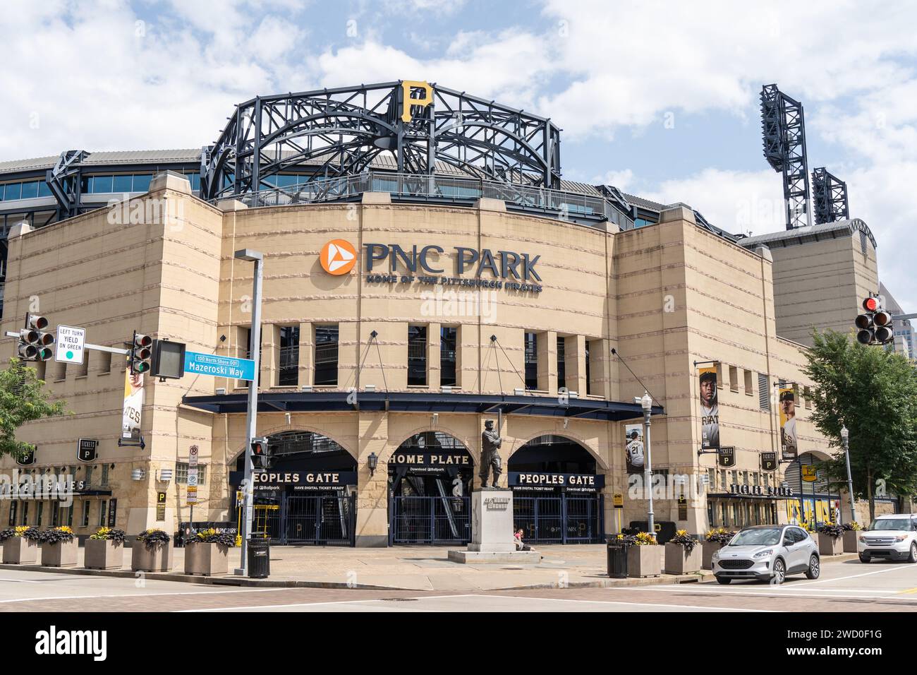 Pittsburgh, Pennsylvanie – 22 juillet 2023 : PNC Park domicile des Pirates de Pittsburgh Banque D'Images