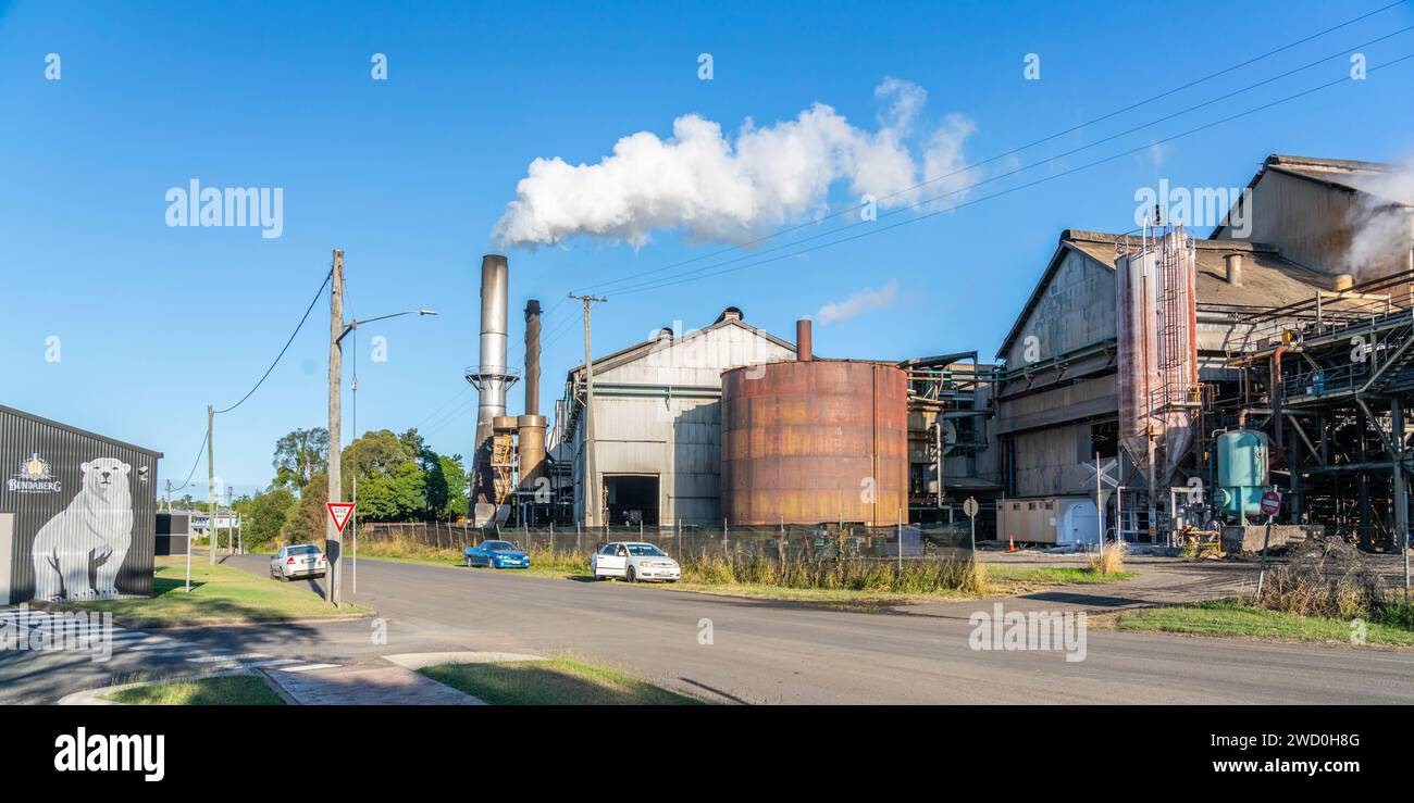 Bundaberg, Queensland, Australie - Bâtiment de la distillerie de rhum de Bundaberg Banque D'Images