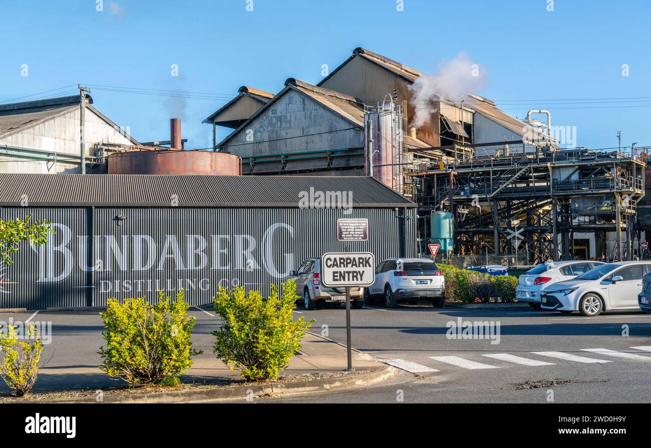 Bundaberg, Queensland, Australie - Bâtiment de la distillerie de rhum de Bundaberg Banque D'Images