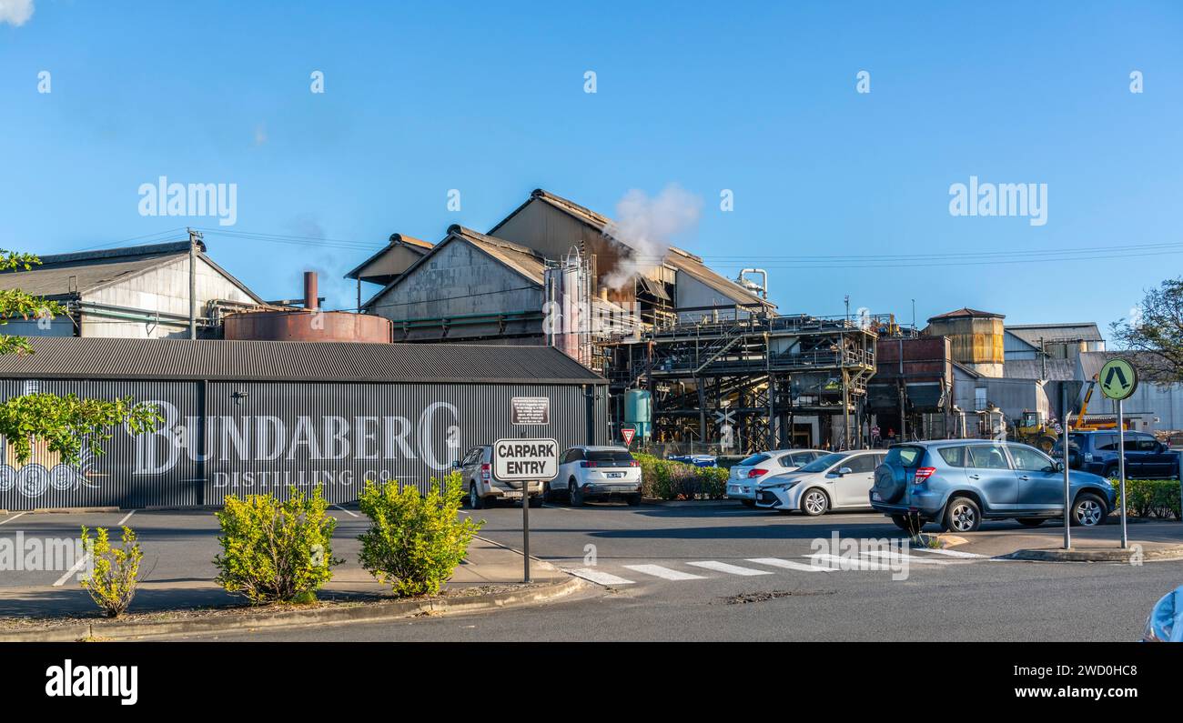 Bundaberg, Queensland, Australie - Bâtiment de la distillerie de rhum de Bundaberg Banque D'Images