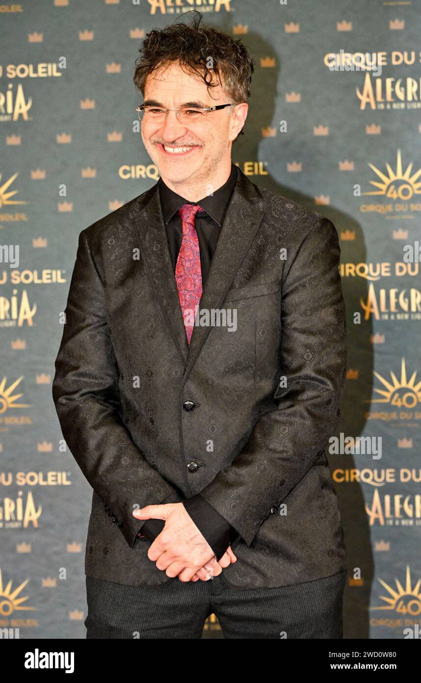Londres, Royaume-Uni. 17 janvier 2024. Noel Fitzpatrick sur les arrivées de tapis rouge pour la production de renouveau Alegria - dans Un nouveau jour du Cirque du Soleil au Royal Albert Hall, Londres, Royaume-Uni. Crédit : LFP/Alamy Live News Banque D'Images