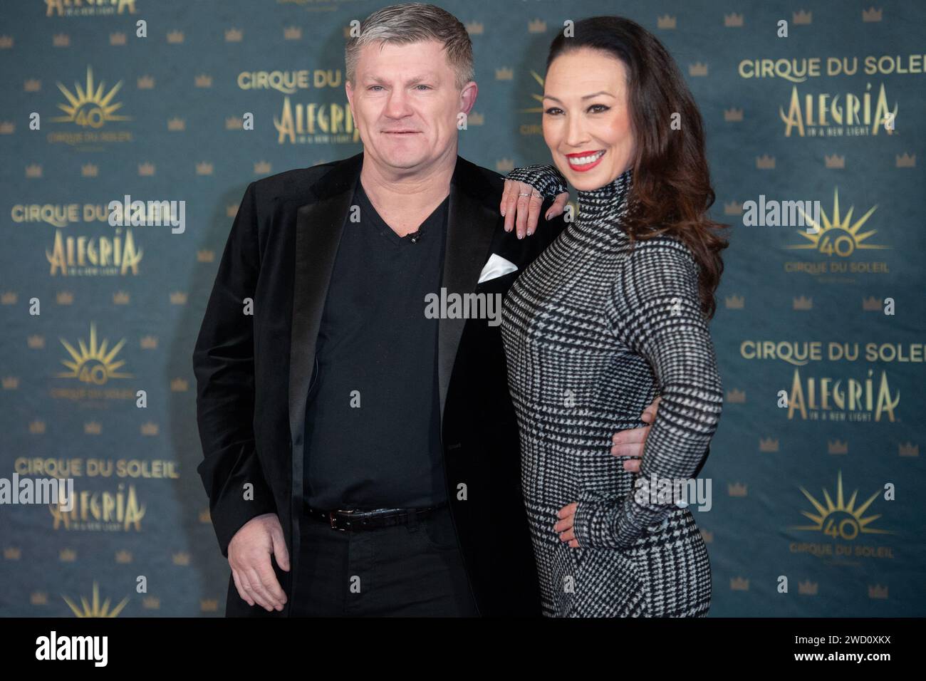 Londres, Royaume-Uni. 17 janvier 2024. Sur la photo : Ricky Hatton assiste à la première européenne de « ALEGRIA - In A New Light » du Cirque du Soleil au Royal Albert Hall. Crédit : Justin ng/Alamy Live News Banque D'Images