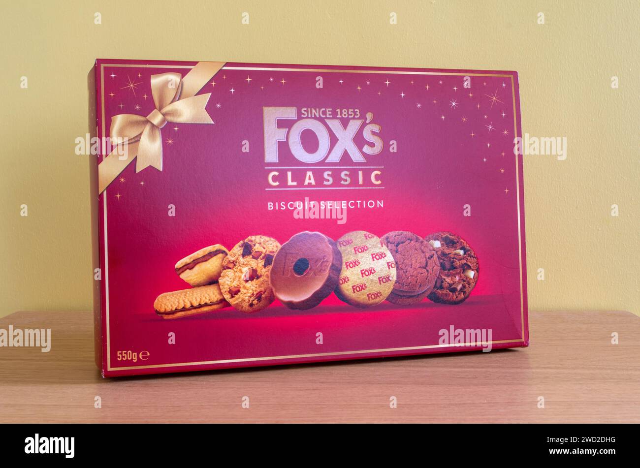 Boîte de la sélection classique de biscuits Fox Banque D'Images