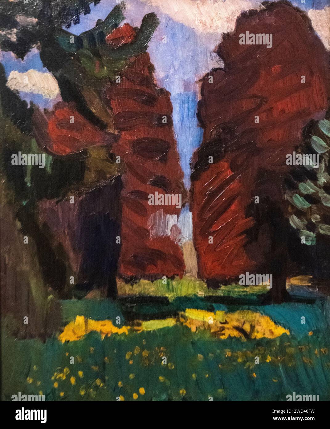 Henri Matisse : 'Hêtre pourpres' (1901) Banque D'Images