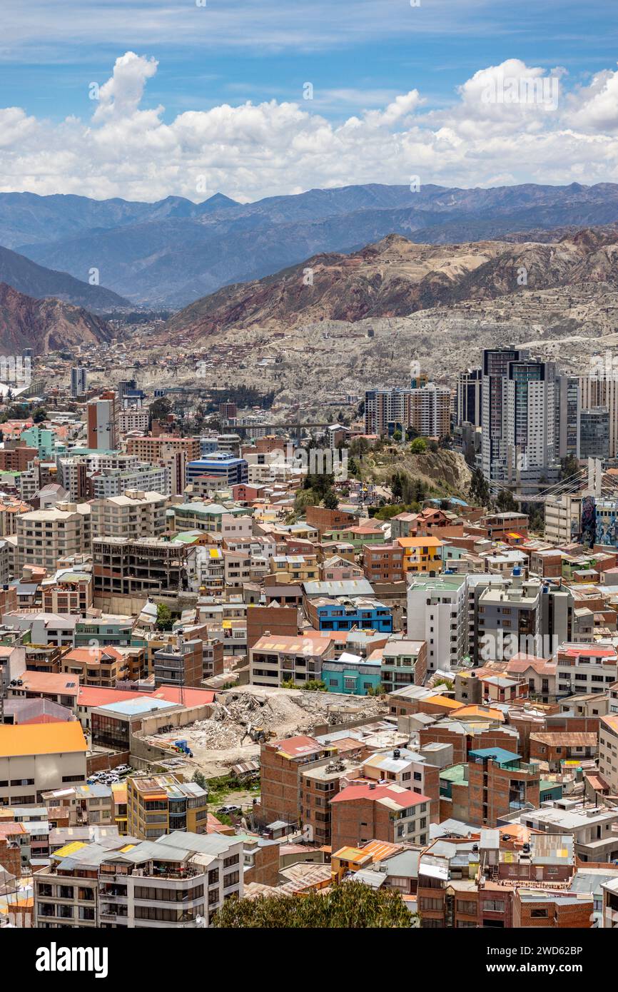 La Paz, Bolivie, Centre-ville, 2024 Banque D'Images