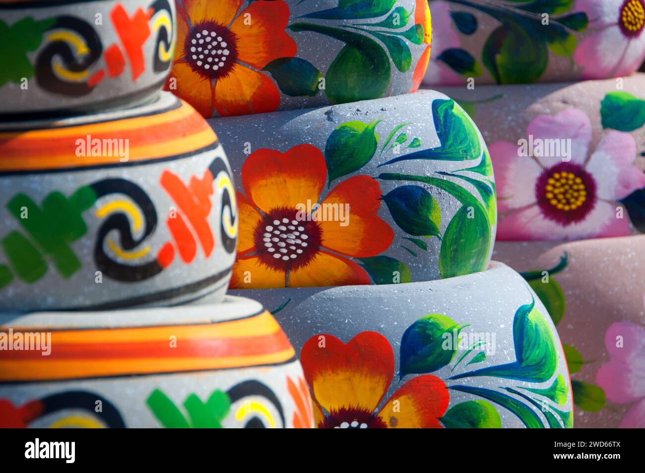 Mexican pots, Old Town San Diego State Historic Park, San Diego, Californie Banque D'Images