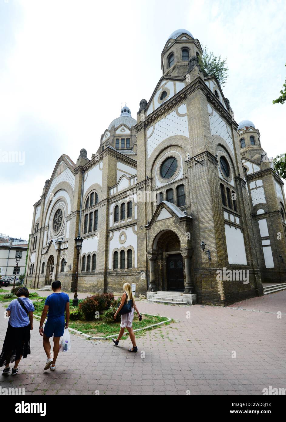 La synagogue de Novi Sad, Serbie. Banque D'Images