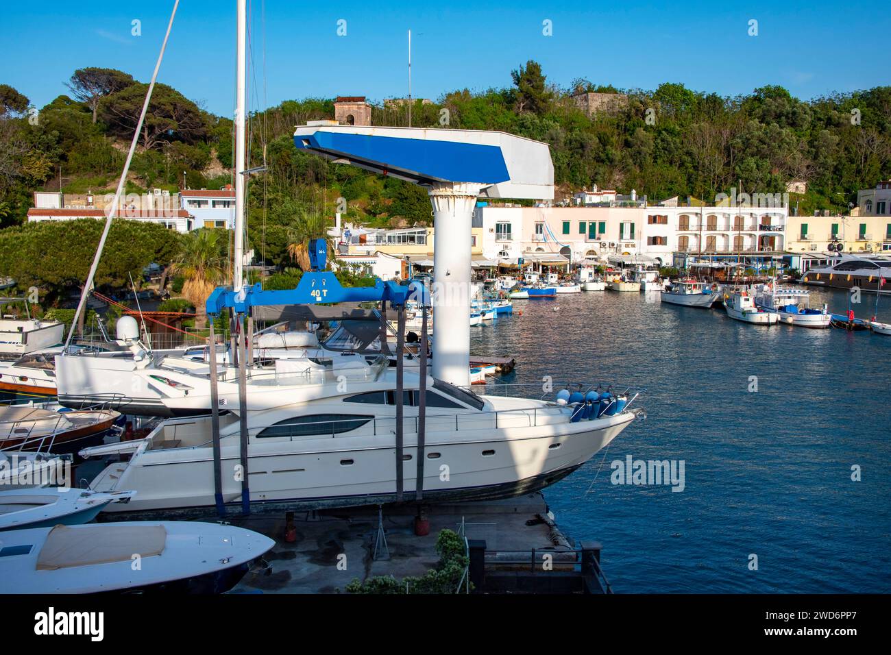 Ville de l'île d'Ischia - Italie Banque D'Images